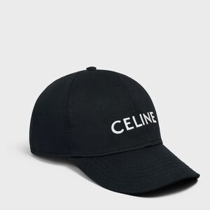 Celine Black Baseball Cap